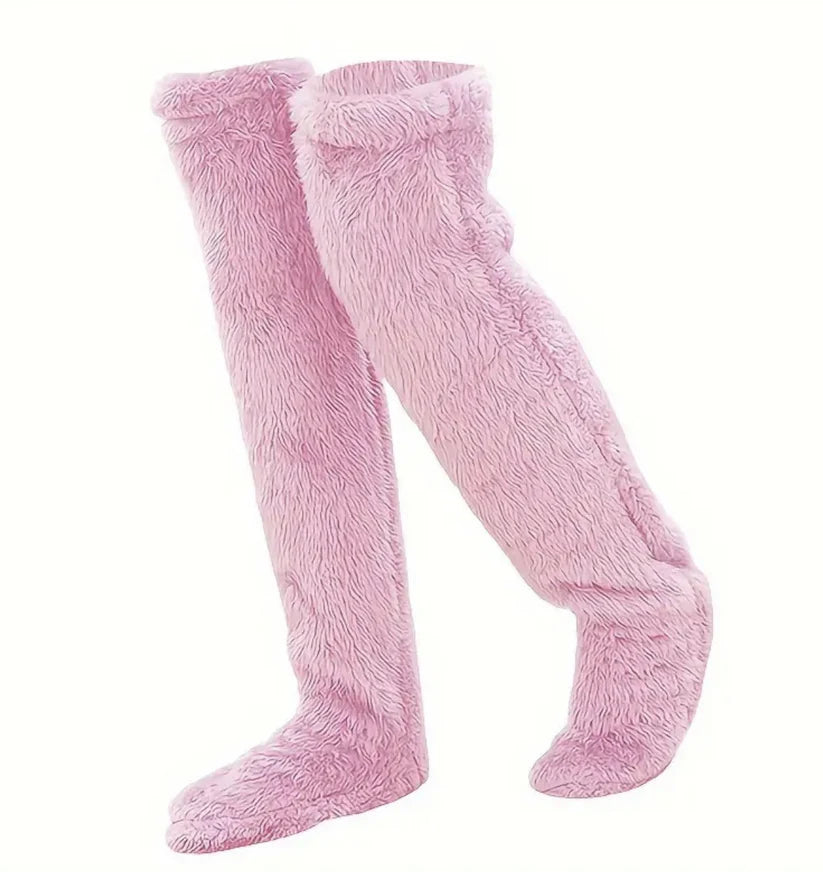 Comfuzzle Fuzzy Long Socks